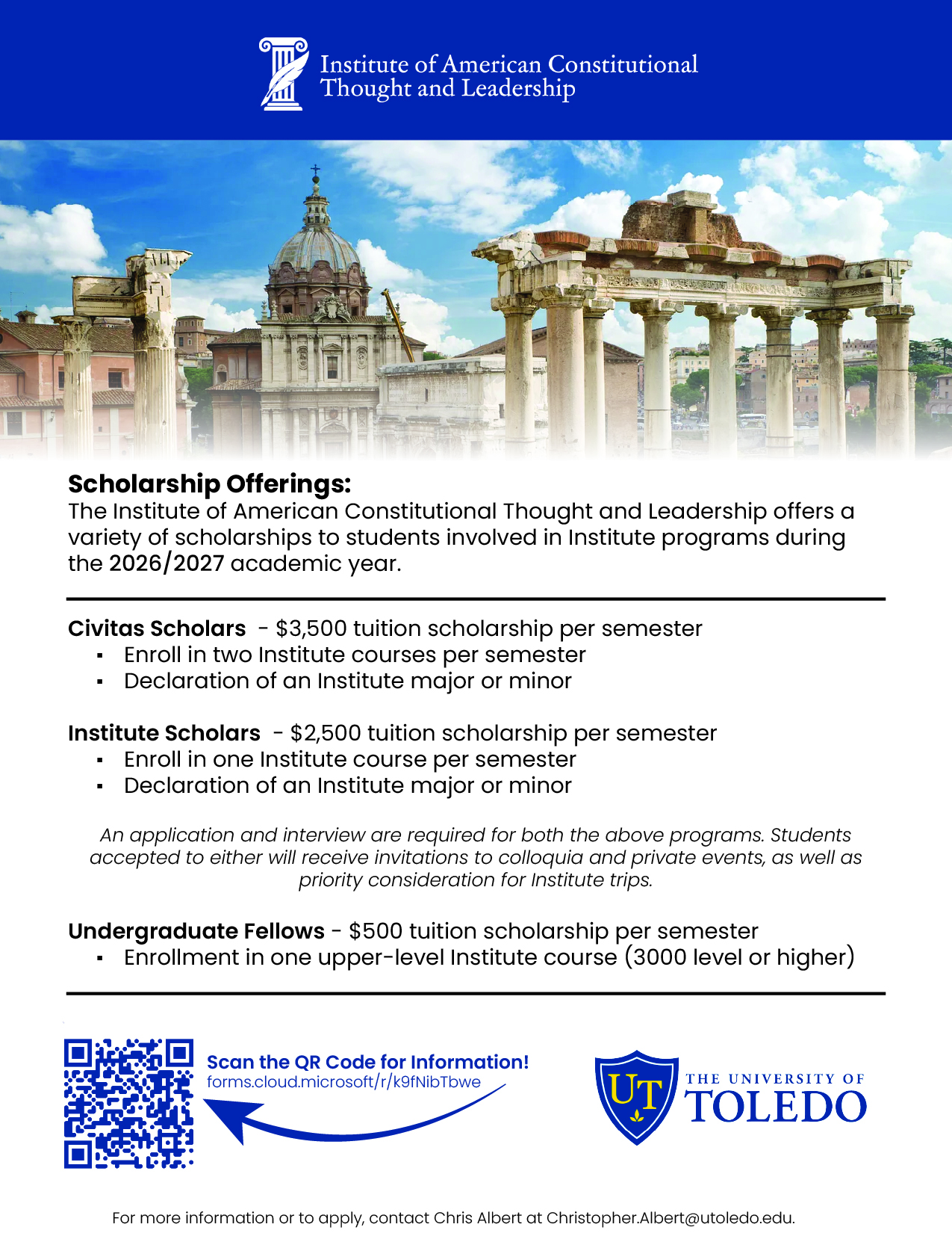 IACTL Scholarship & Academic flyer series